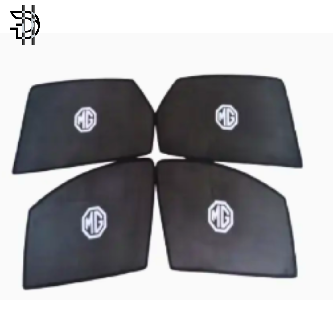 MG HS 2020-2024 Sunshades with Logo | 4pcs Set | Side Window Car Parda | Sun Shades for Car Pakistan