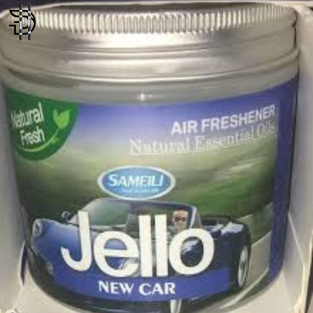 Jello Gel Air Freshener – New Car 220g | Long-Lasting Essential Oil Scent for Car & Home – 1pc