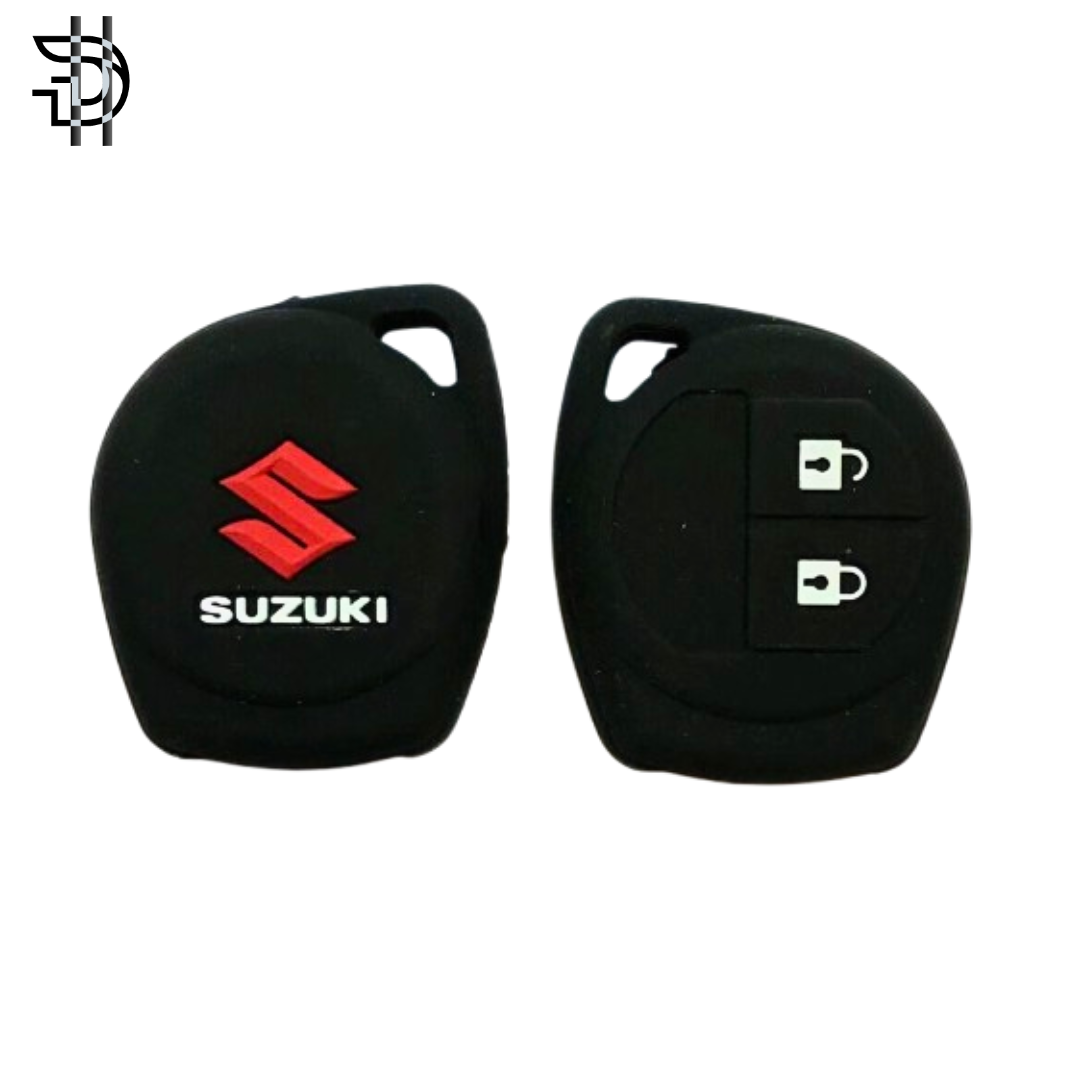 Suzuki Cultus New Model 2017-2024 Car Key Cover | PVC Silicone Protective Key Case – Black