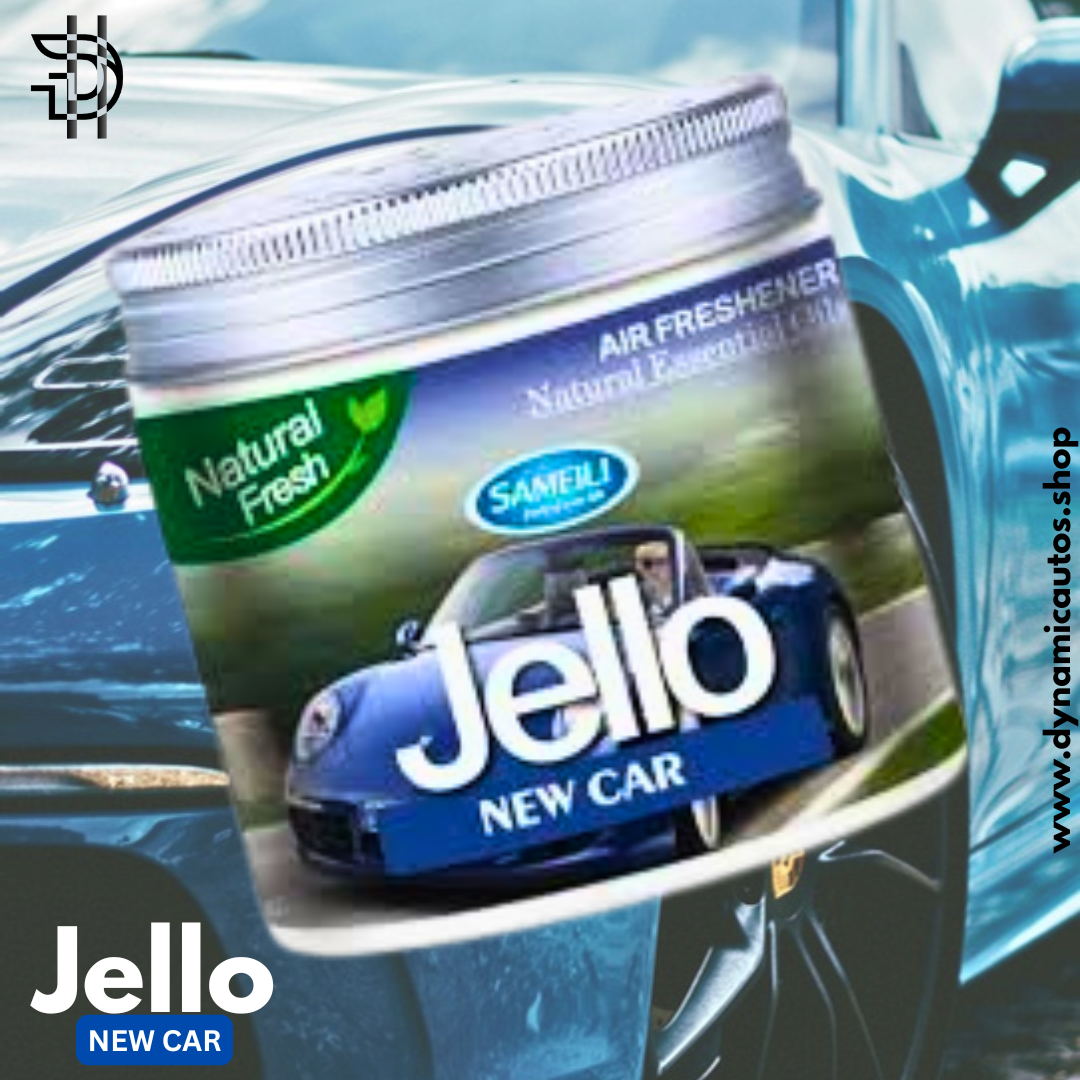 Jello Gel Air Freshener – New Car 220g | Long-Lasting Essential Oil Scent for Car & Home – 1pc