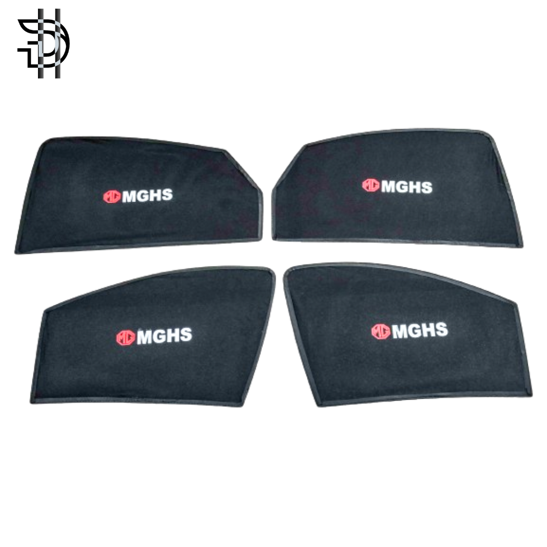 MG HS 2020-2024 Sunshades with Logo | 4pcs Set | Side Window Car Parda | Sun Shades for Car Pakistan
