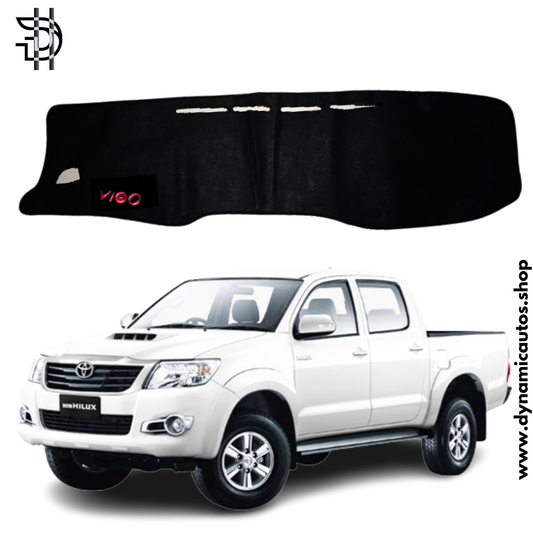 Toyota Hilux Vigo Dashboard Carpet Velvet | 2005-2015 | Dashboard Cover for Heat Protection | High Quality