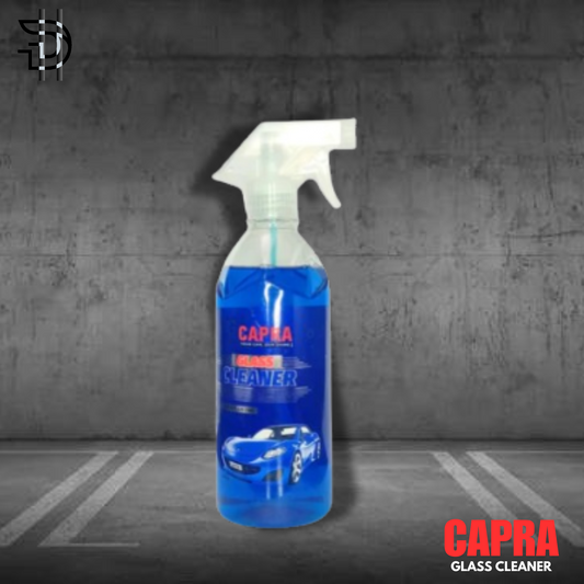 Capra Glass Cleaner Spray 500ML | Premium Glass Cleaner for Car & Home | Waterless Cleaning | Streak-Free Finish