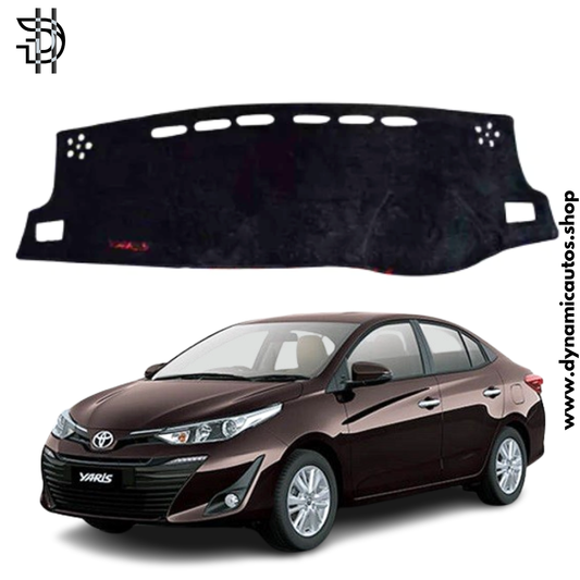 Toyota Yaris Dashboard Carpet Velvet | 2020-2024 Model | Heat Protection & Anti-Slip Dashboard Cover | High Quality
