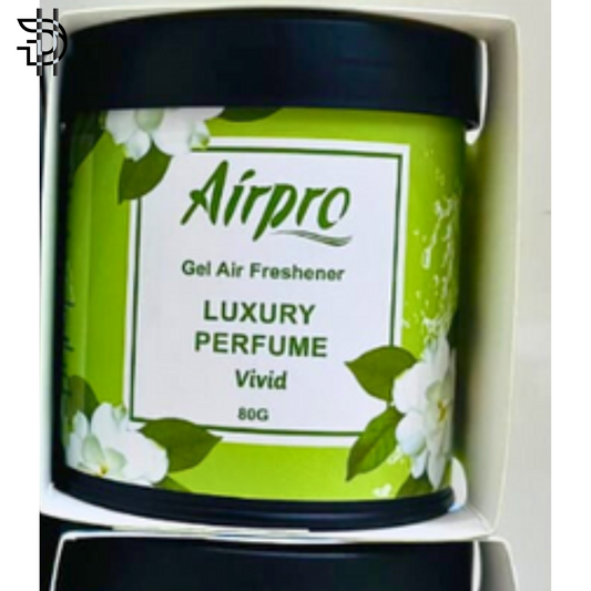 Airpro Gel Air Freshener – Vivid 80g | Luxury Tin Can Scent for Car, Home & Office – 1pc