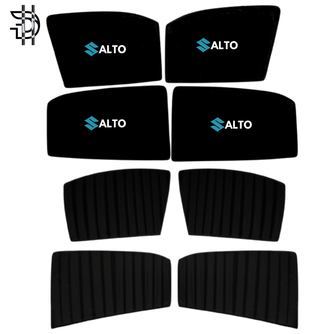 Suzuki Alto New Model 2019-2024 Double Layer Sunshades | 4pcs Set | Car Window Shades Pakistan