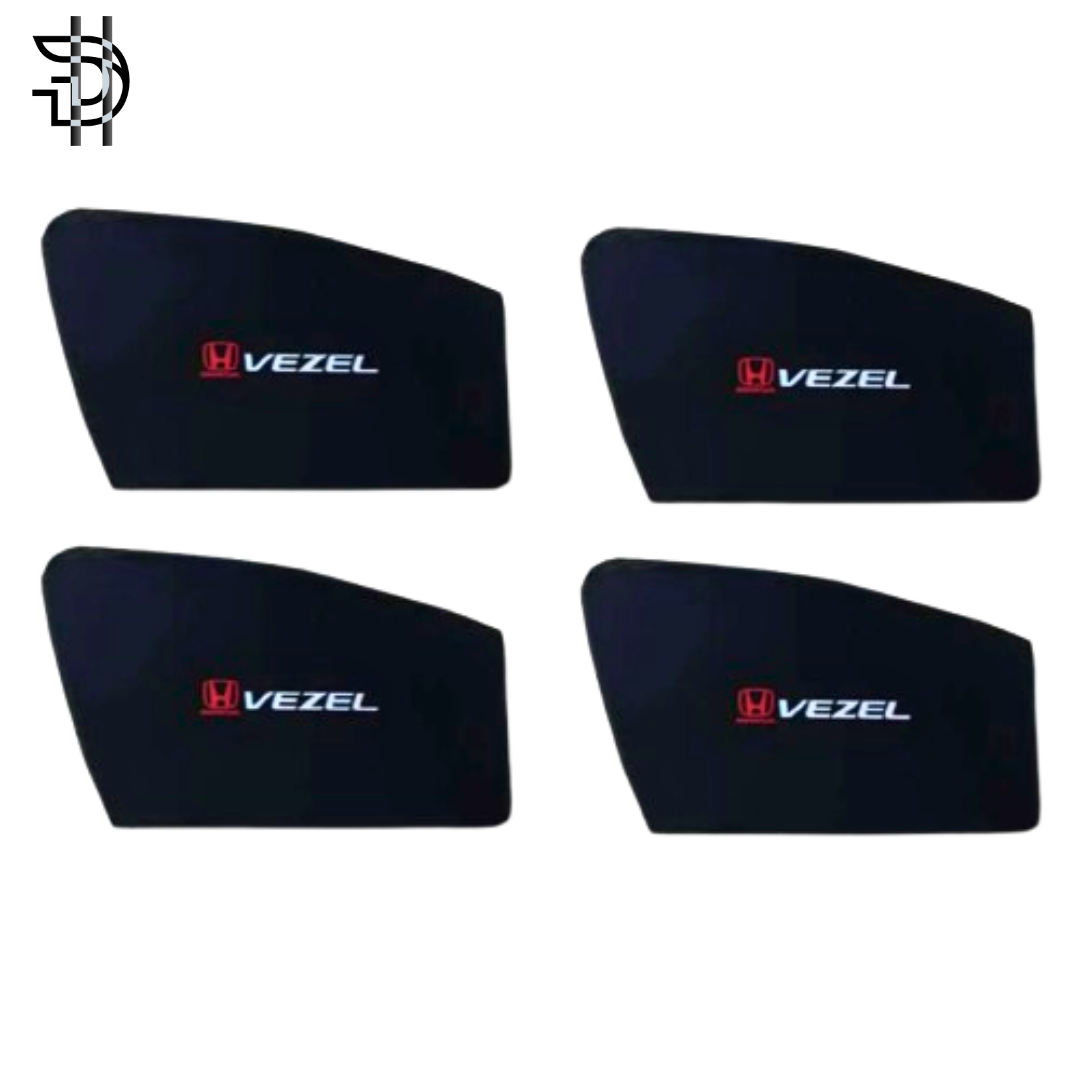 Honda Vezel Sunshades 2014–2021 | Double Layer Chunat | 4pcs UV Protection Set Pakistan