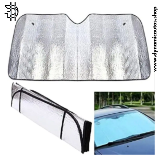 Car Front Wind Screen Protector Foil | Foldable Silver Sunshade | Universal Windshield Cover for All Cars Pakistan