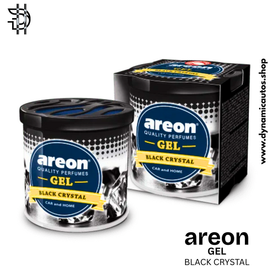 Areon Gel Air Freshener – Black Crystal 80g | Long-Lasting Car & Room Fragrance