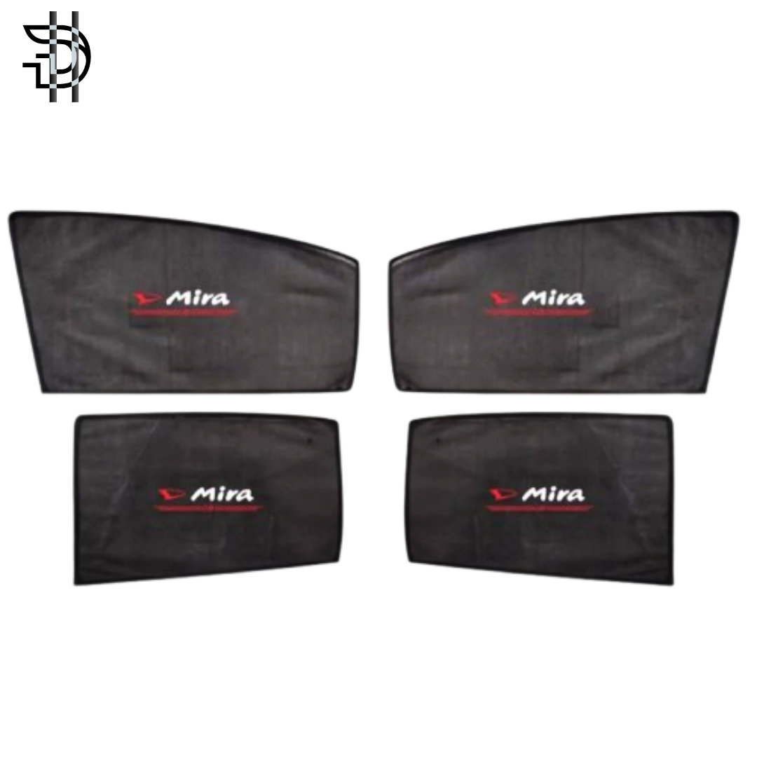 Daihatsu Mira Sunshades 2006–2010 | Custom Fit Car Window Shades | 4pcs Set Pakistan