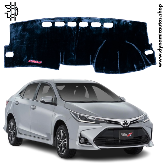 Toyota Corolla New Model Dashboard Carpet Velvet 2014-2024 | Anti-Slip | Heat Resistant | 1pc Dashboard Mat