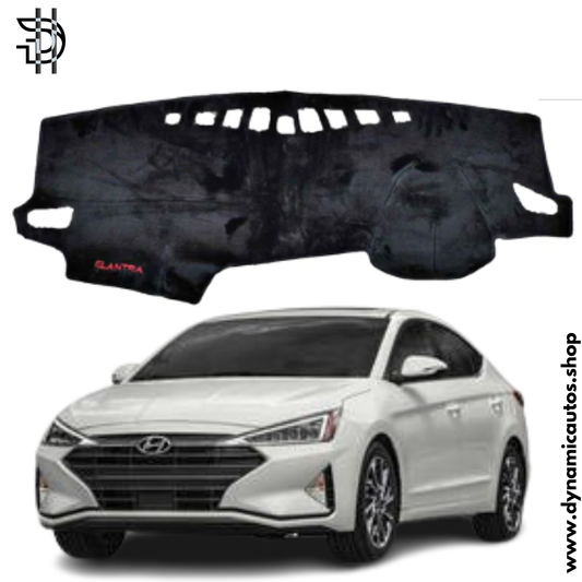 Hyundai Elantra Dashboard Carpet 2021-2024 | Velvet Anti-Slip Cover | Heat Resistant | 1pc
