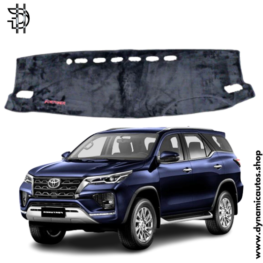 Toyota Fortuner Dashboard Carpet Velvet 2016-2021 | Anti-Slip Heat Resistant Dashboard Cover | 1pc