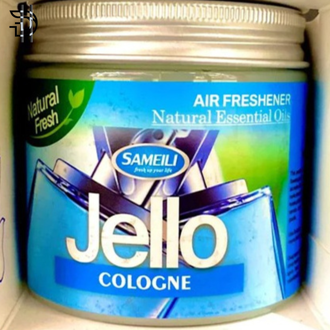 Jello Gel Air Freshener – Cologne 220g | Long-Lasting Essential Oil Scent for Car & Home – 1pc