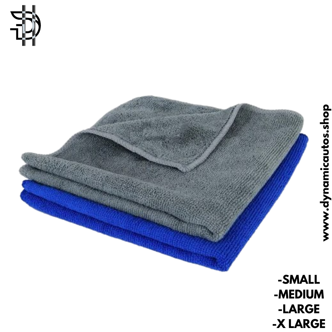 Super Soft Microfiber Cloth Towel | Premium Quality for Car, Bike, Home & Office | 1pcs | Blue or Grey
