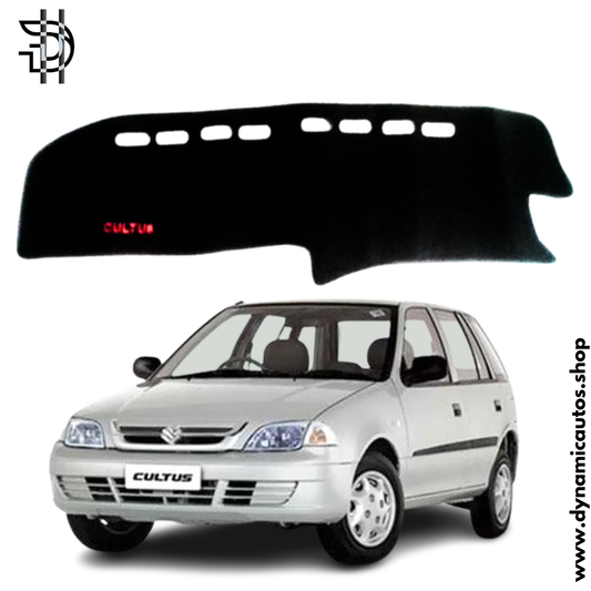 Suzuki Cultus Old Model Dashboard Carpet 2000-2017 | Velvet Anti-Slip Cover | Heat Resistant | 1pc