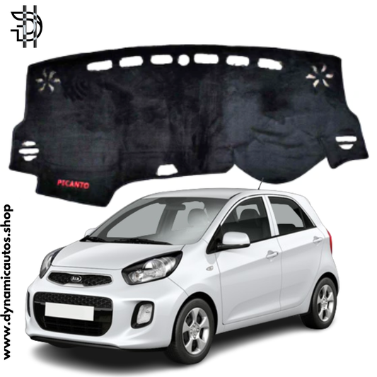 KIA Picanto Dashboard Carpet Velvet 2019-2024 | Heat Resistant Dash Mat Pakistan | Anti Slip Car Dashboard Cover