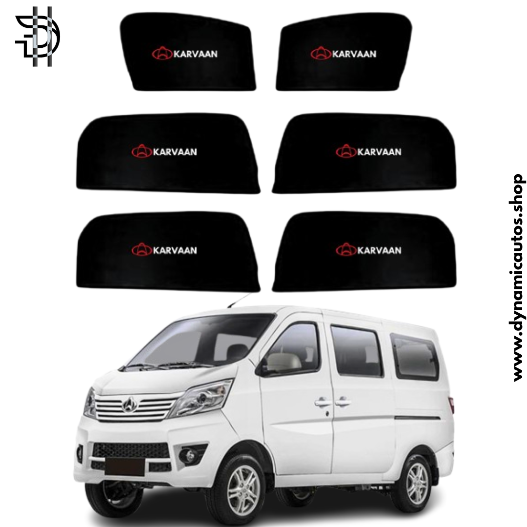 Changan Karvaan 2019-2025 Side Window Sunshades | Heat Protection and Privacy | Custom Fit – 6pcs Set