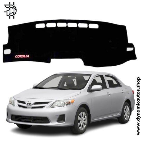 Toyota Corolla Old Model Dashboard Carpet Velvet | 2008-2014 | Dashboard Cover for Heat Protection | Premium Quality