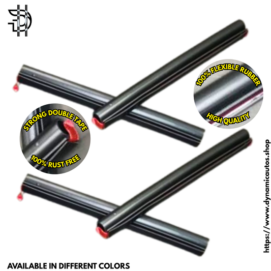 Universal Rubber Car Door Guards | 4pcs Set | Rust-Free & Paint-Safe Protection Pakistan