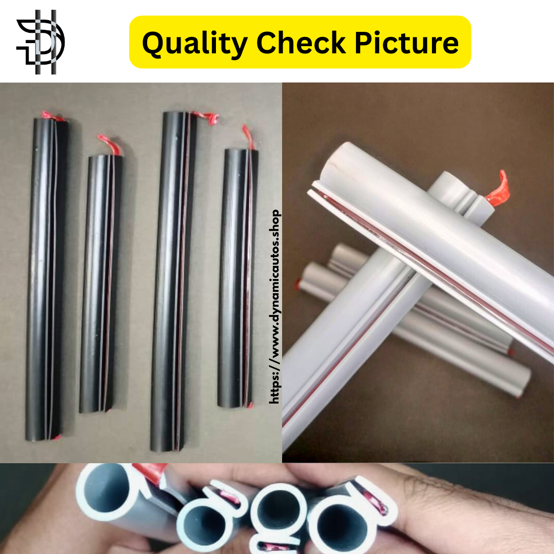 Universal Rubber Car Door Guards | 4pcs Set | Rust-Free & Paint-Safe Protection Pakistan
