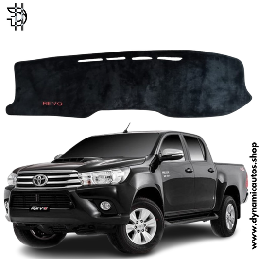Toyota Hilux Revo 2017-2022 Dashboard Carpet Velvet | Heat Resistant Dashboard Cover | 4x4 Accessories