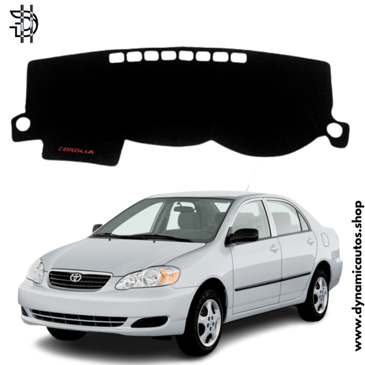 Toyota Corolla Old Model Dashboard Carpet Velvet | 2002-2008 | Dashboard Cover for Heat Protection | Premium Quality