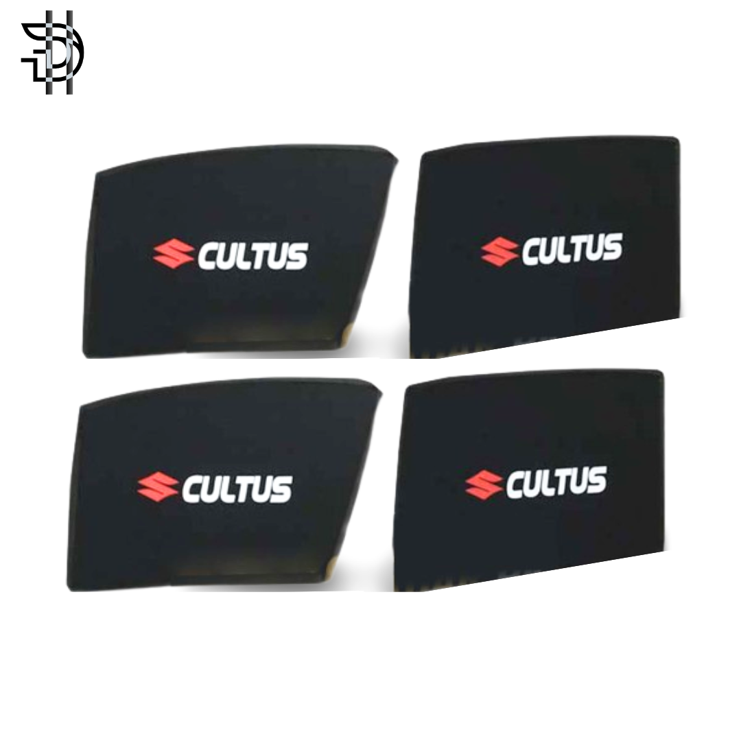 Suzuki Cultus New Model Side Sunshade with Logo 2017-2024 | Car Window Shades | High Quality Sunshades 4pcs Set