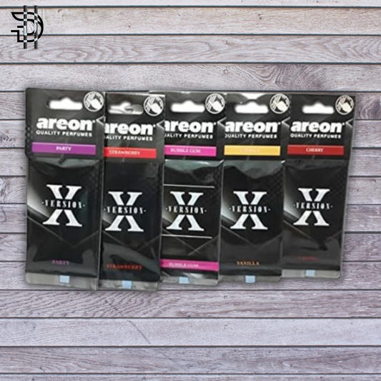 Areon X Version Card Air Freshener – Mix Fragrance | Hanging Car Perfume – 1pc