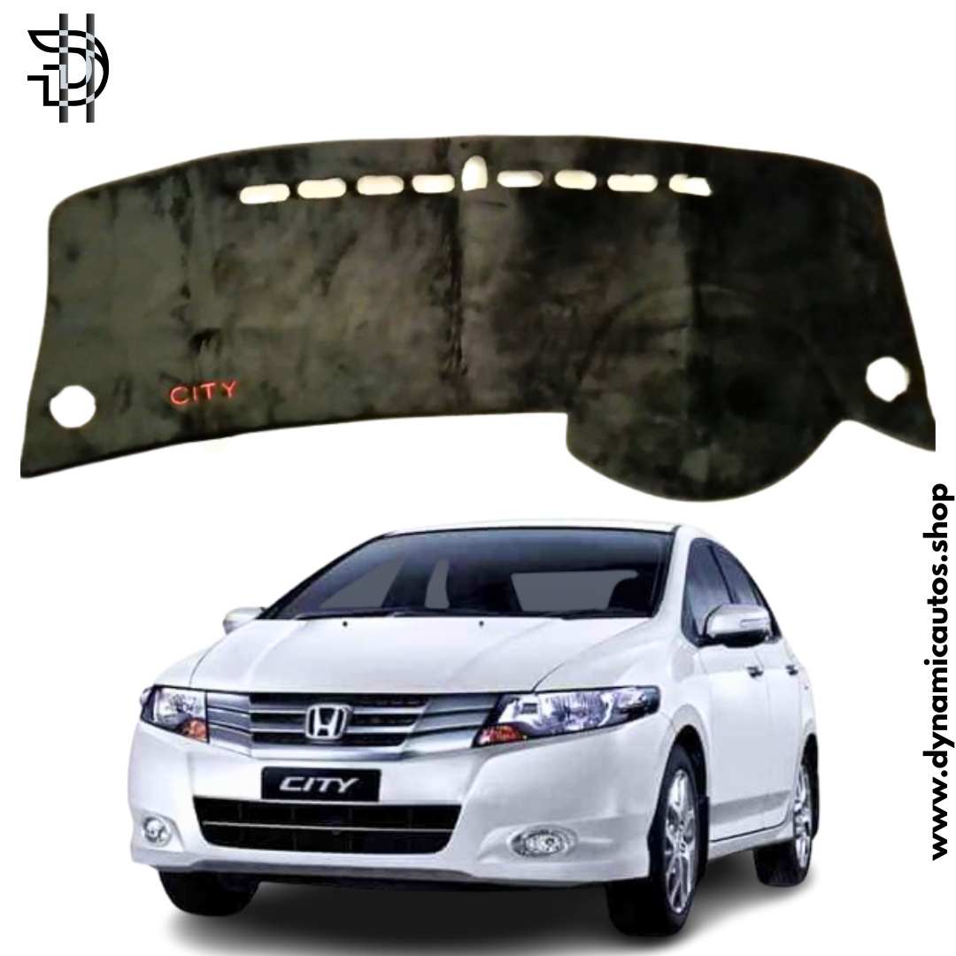 Honda City Old Model Dashboard Carpet 2009-2020 | Velvet Dashboard Mat Pakistan | Heat Protection & Anti-Crack Cover