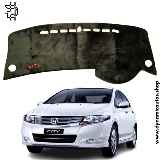 Honda City Old Model Dashboard Carpet 2009-2020 | Velvet Dashboard Mat Pakistan | Heat Protection & Anti-Crack Cover