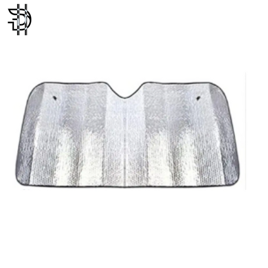 Car Front Wind Screen Protector Foil | Foldable Silver Sunshade | Universal Windshield Cover for All Cars Pakistan