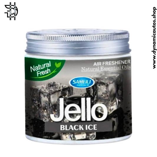 Jello Gel Air Freshener – Black Ice 220g | Long-Lasting Essential Oil Scent for Car & Home – 1pc