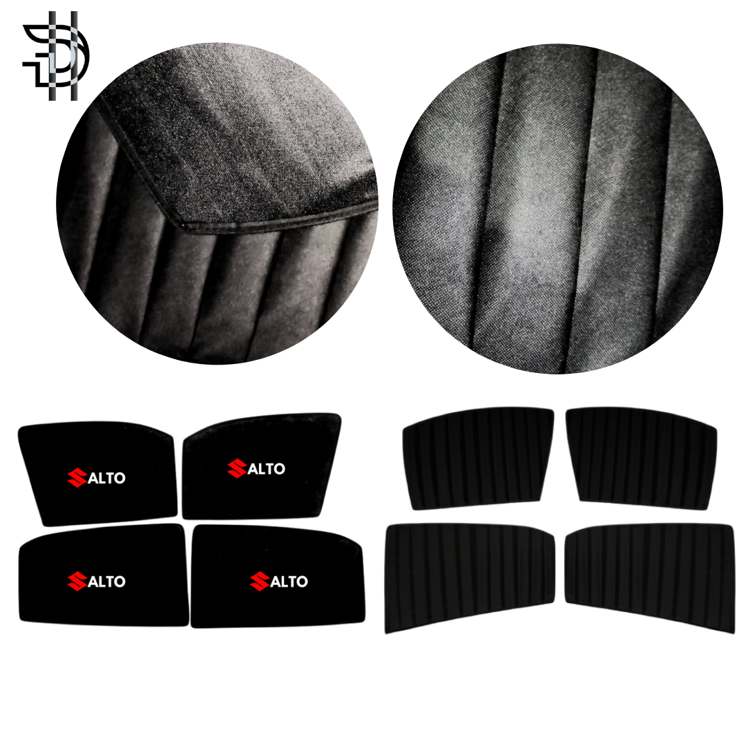 Suzuki Alto New Model 2019-2024 Double Layer Sunshades | 4pcs Set | Car Window Shades Pakistan