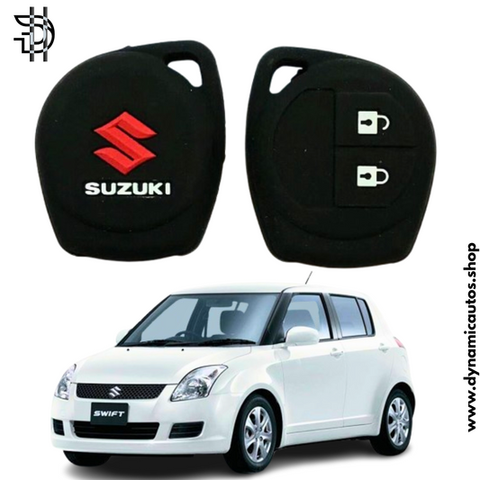 Suzuki Swift Old Model 2013-2021 Car Key Cover | PVC Silicone Protective Key Case – Black