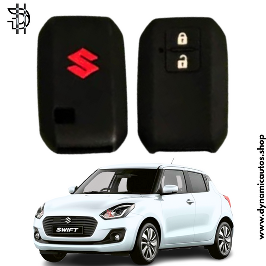 Suzuki Swift New Model 2022-2024 Car Key Cover | PVC Silicone Protective Key Case – Black
