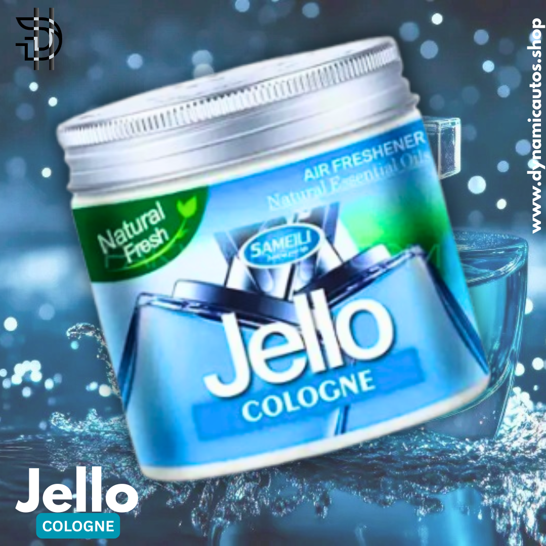 Jello Gel Air Freshener – Cologne 220g | Long-Lasting Essential Oil Scent for Car & Home – 1pc