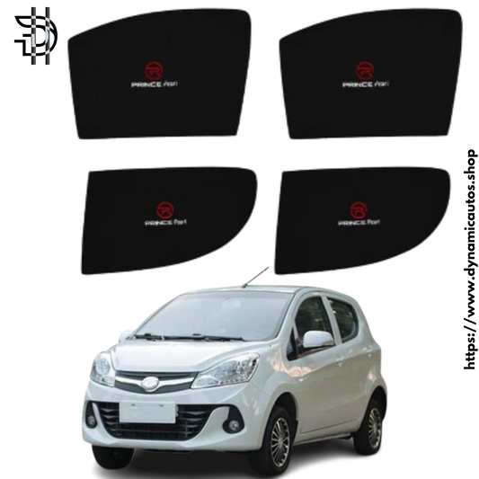Prince Pearl Sunshade with Logo | 4pcs Side Window Sunshades | Model 2020-2024 | Car Window Shades Pakistan