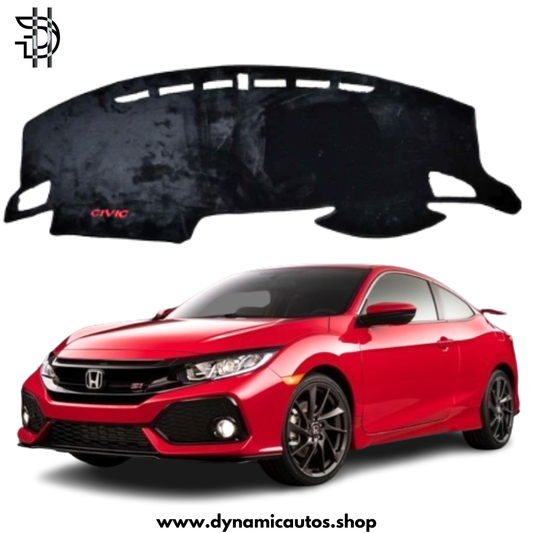 Honda Civic Dashboard Carpet Velvet 2016-2022 | Anti-Slip | Heat Resistant | 1pc Dashboard Mat
