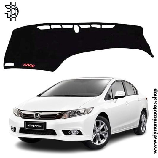 Honda Civic Old Model Dashboard Carpet 2012-2015 | Rebirth Velvet Dashboard Mat Pakistan | Heat Protection & Anti-Crack Cover