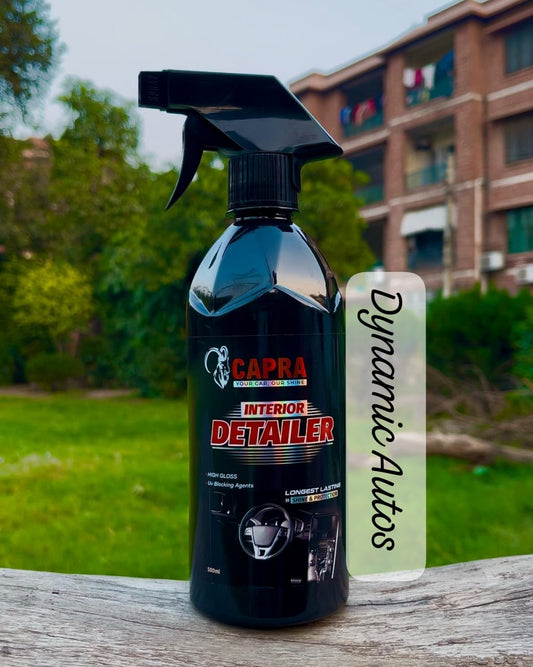 Capra Interior Detailer 500ML | Car Dashboard & Trim Cleaner | Waterless Interior Cleaning Spray Pakistan